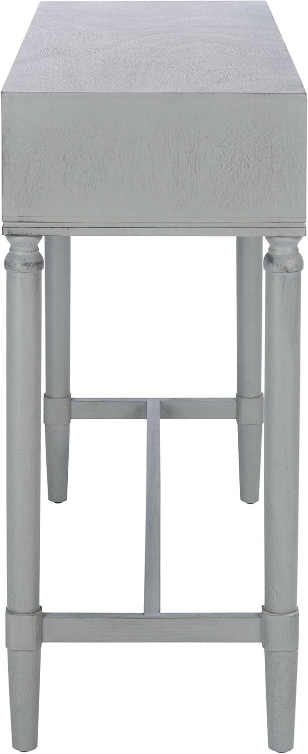image:imageSafavieh Home Collection Aliyah Greige 2Drawer Console TableDistressed Grey
