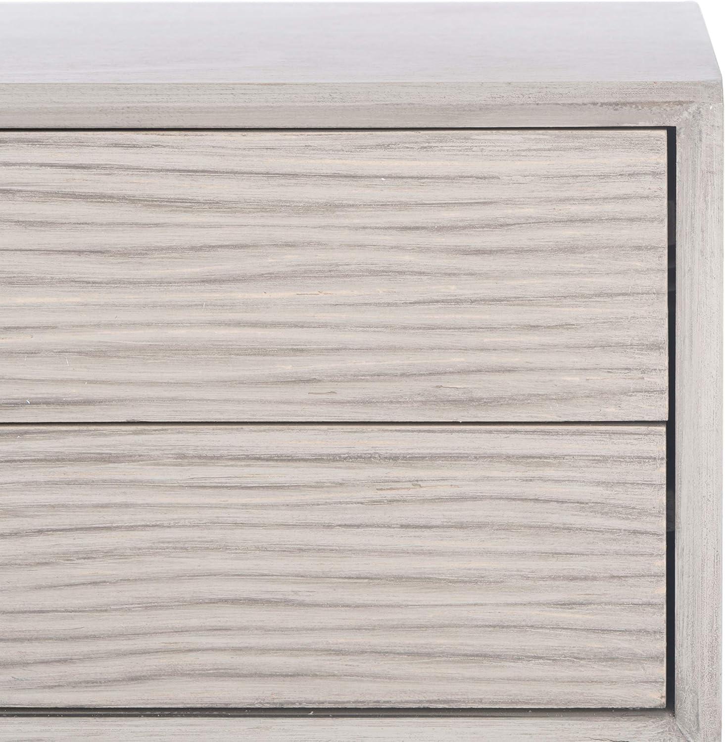 image:imageSafavieh Home Collection Aliyah White 4Drawer Console TableGreige