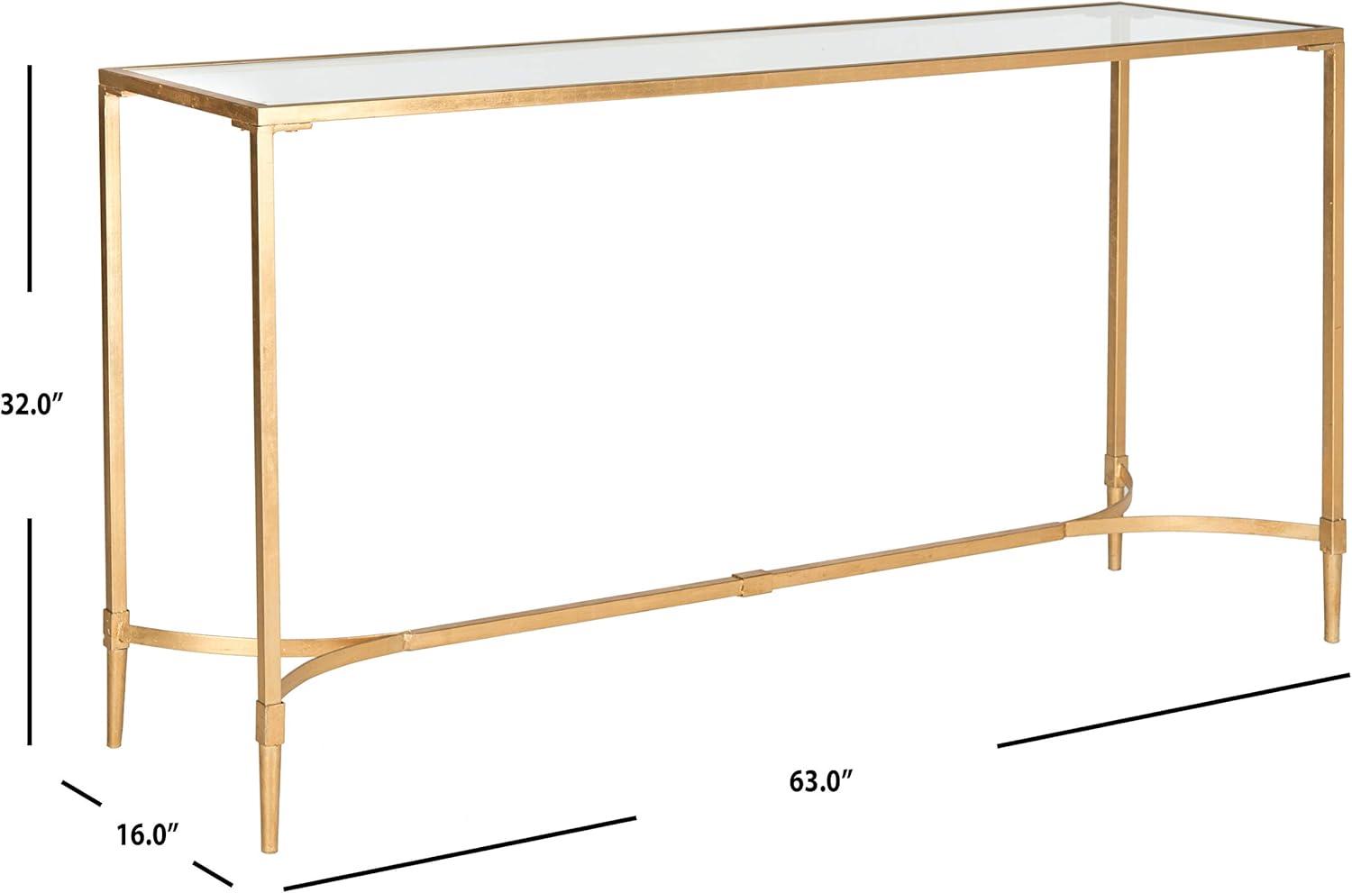 image:imageSafavieh Home Collection Antwan Gold Console Table