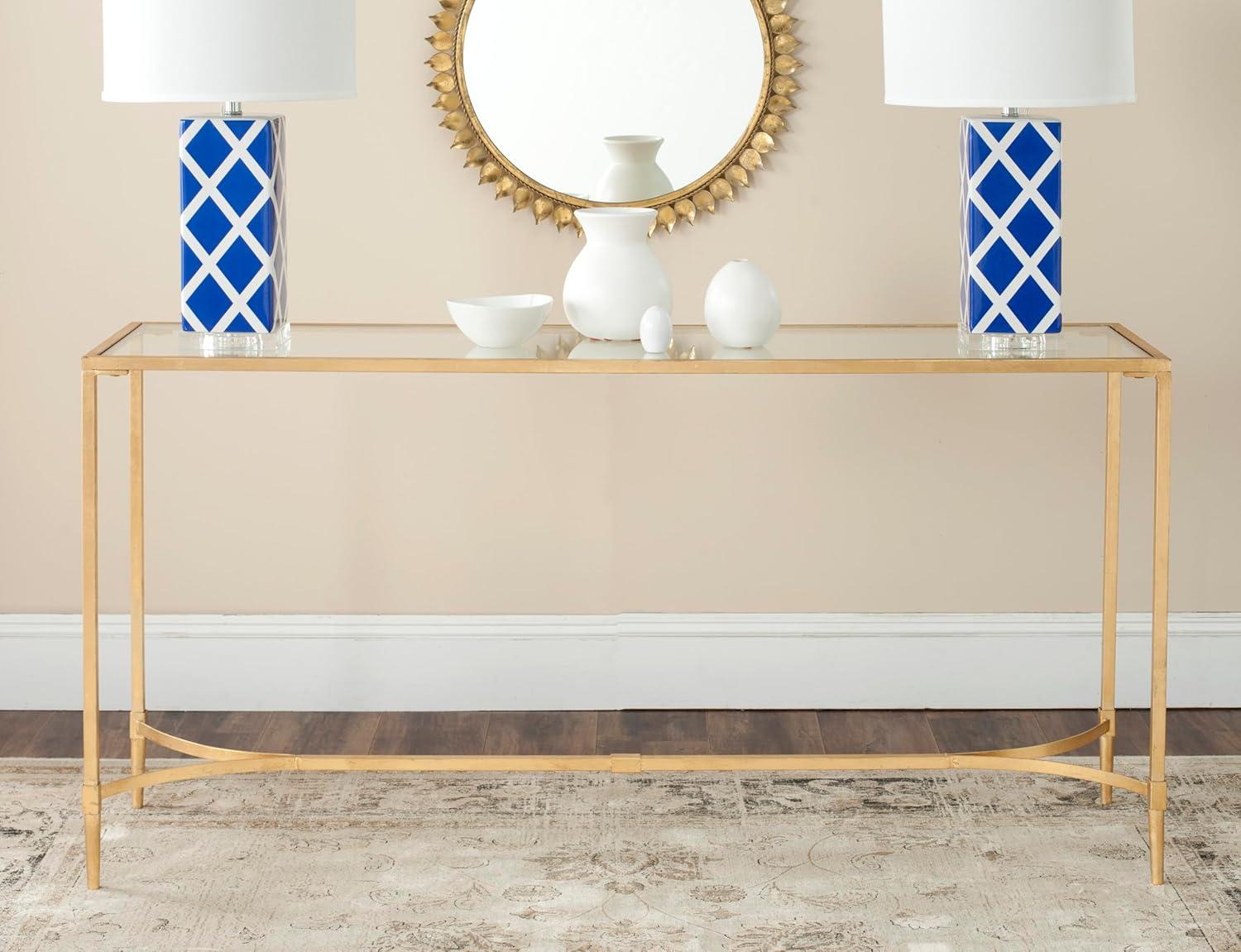 image:imageSafavieh Home Collection Antwan Gold Console Table