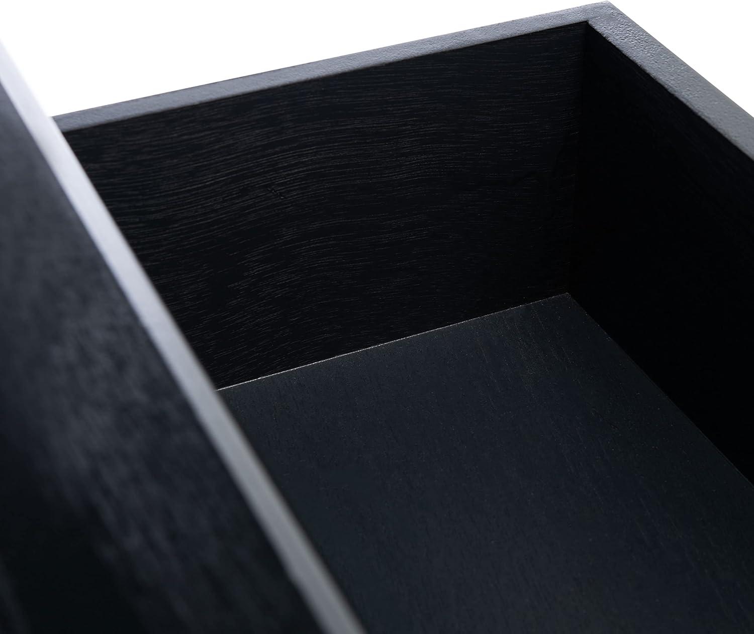 image:imageSafavieh Home Collection Athena Distressed White 2Drawer Console TableBlack