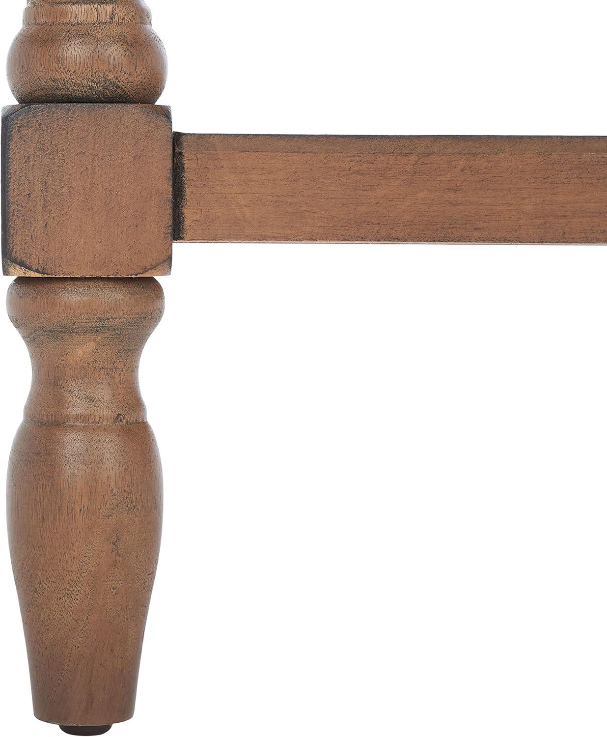 image:imageSafavieh Home Collection Athena Distressed White 2Drawer Console TableBrown