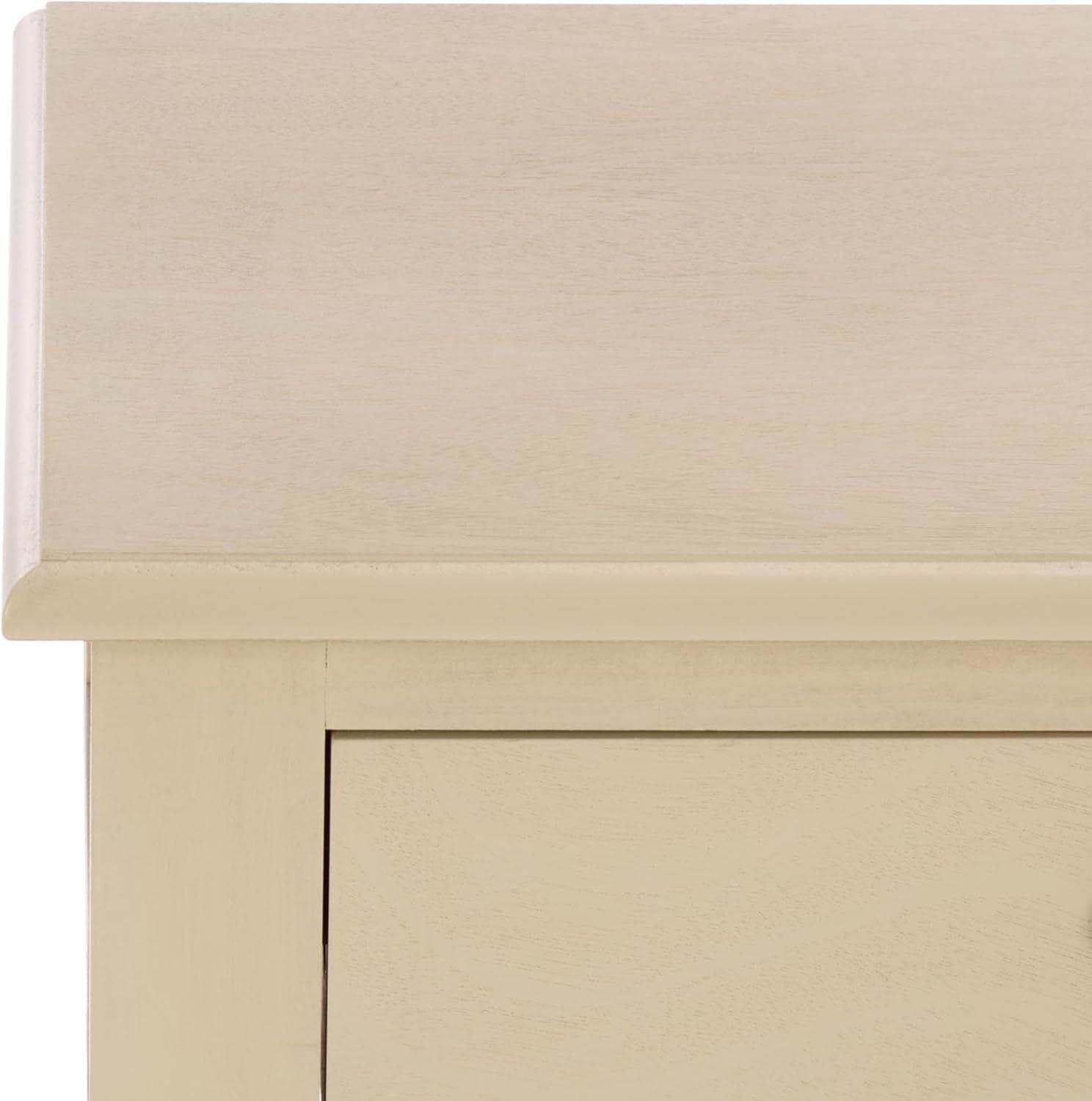image:imageSafavieh Home Collection Athena Distressed White 2Drawer Console TableSand