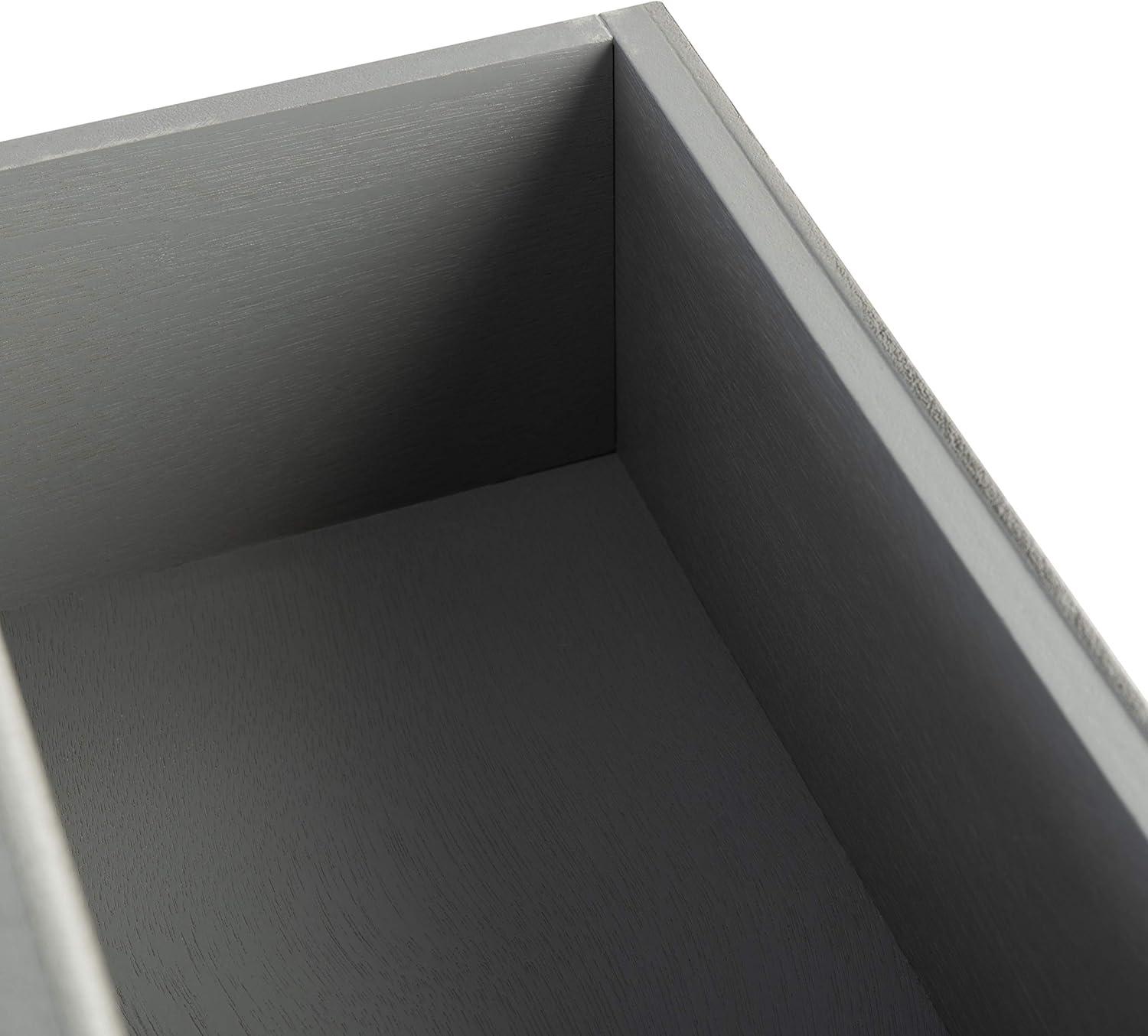 image:imageSafavieh Home Collection Haines White 2Drawer Bottom Shelf Console TableDistressed Grey