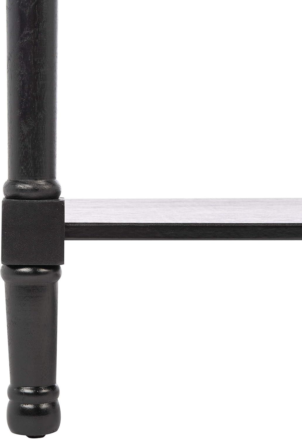 image:imageSafavieh Home Collection Landers Distressed 3Drawer Console Table CNS5711A Distrssed WhiteBlack