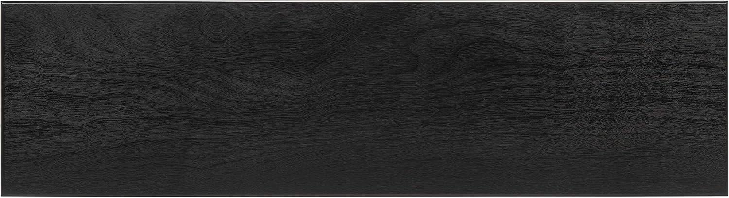 image:imageSafavieh Home Collection Landers Distressed 3Drawer Console Table CNS5711A Distrssed WhiteBlack