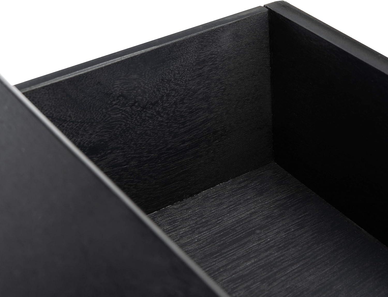 image:imageSafavieh Home Collection Landers Distressed 3Drawer Console Table CNS5711A Distrssed WhiteBlack