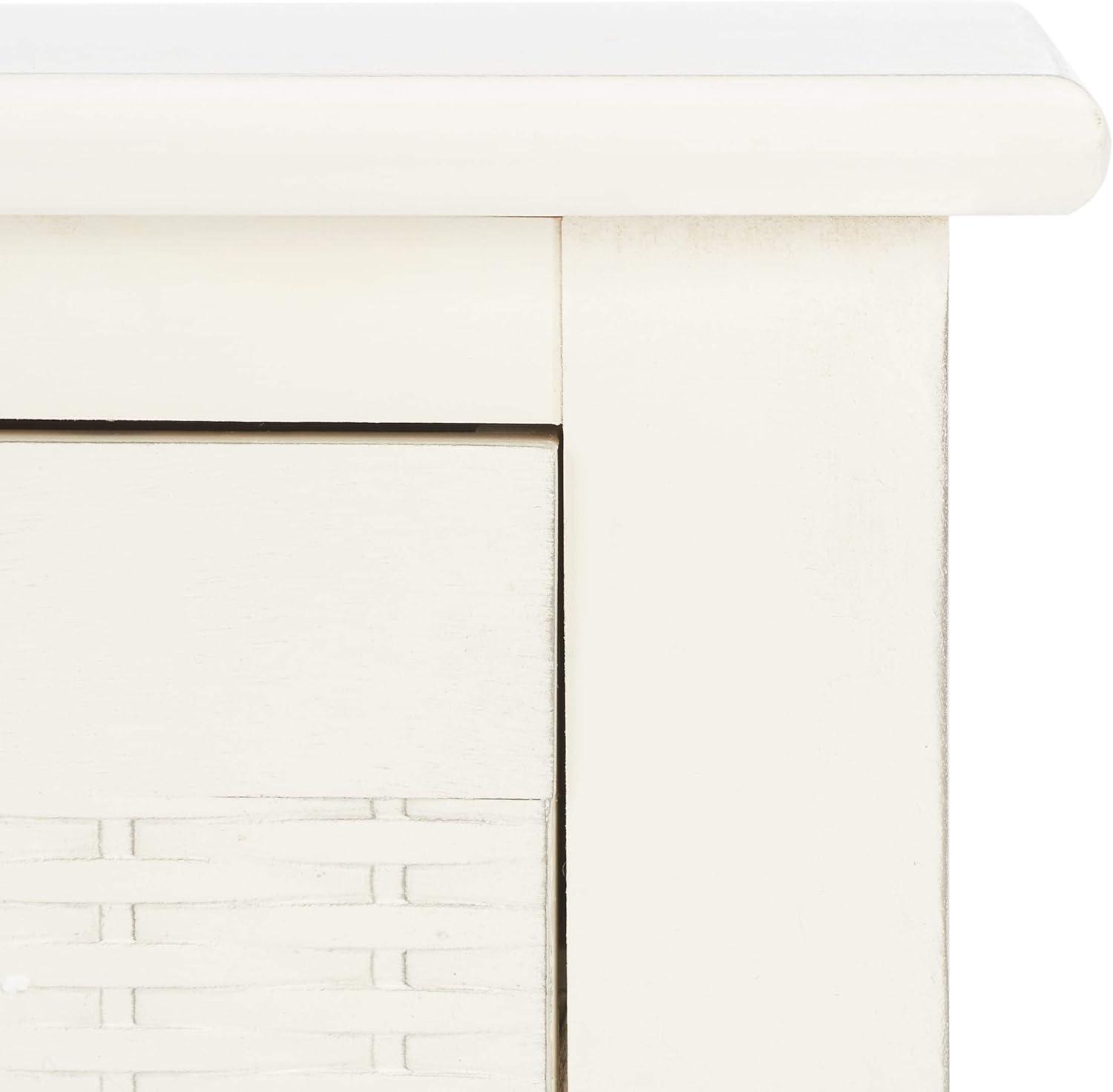 image:imageSafavieh Home Collection Landers Distressed 3Drawer Console Table CNS5711A Distrssed WhiteDistressed White