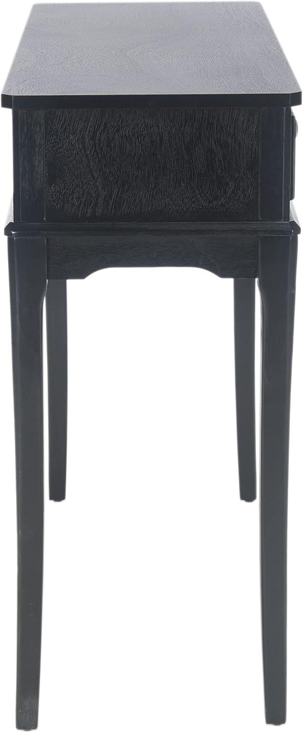 image:imageSafavieh Home Collection Opal Distressed White 2Drawer Console TableBlack