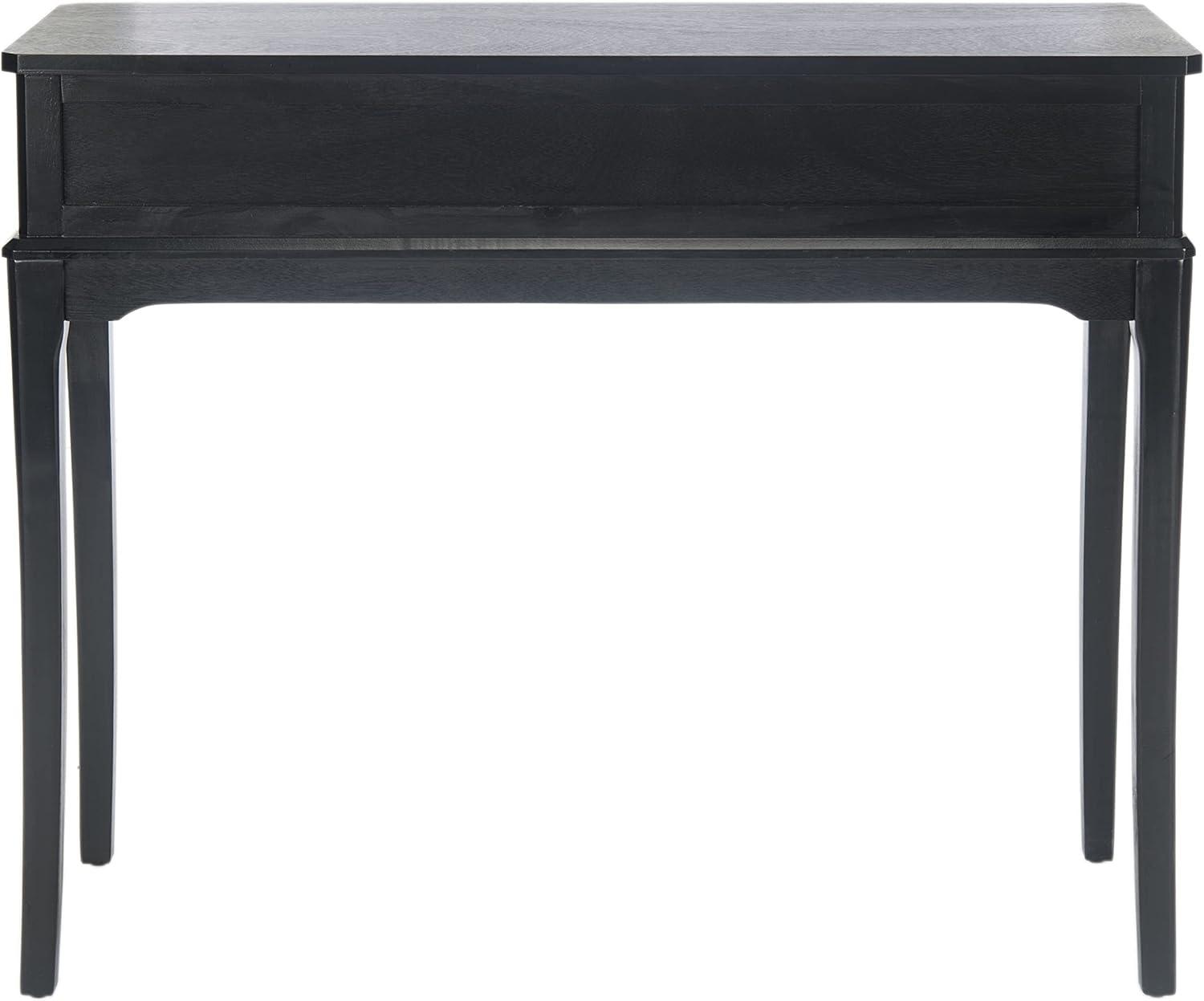 image:imageSafavieh Home Collection Opal Distressed White 2Drawer Console TableBlack