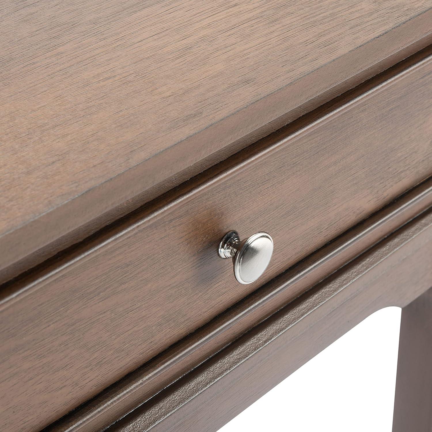 image:imageSafavieh Home Collection Opal Distressed White 2Drawer Console TableBrown