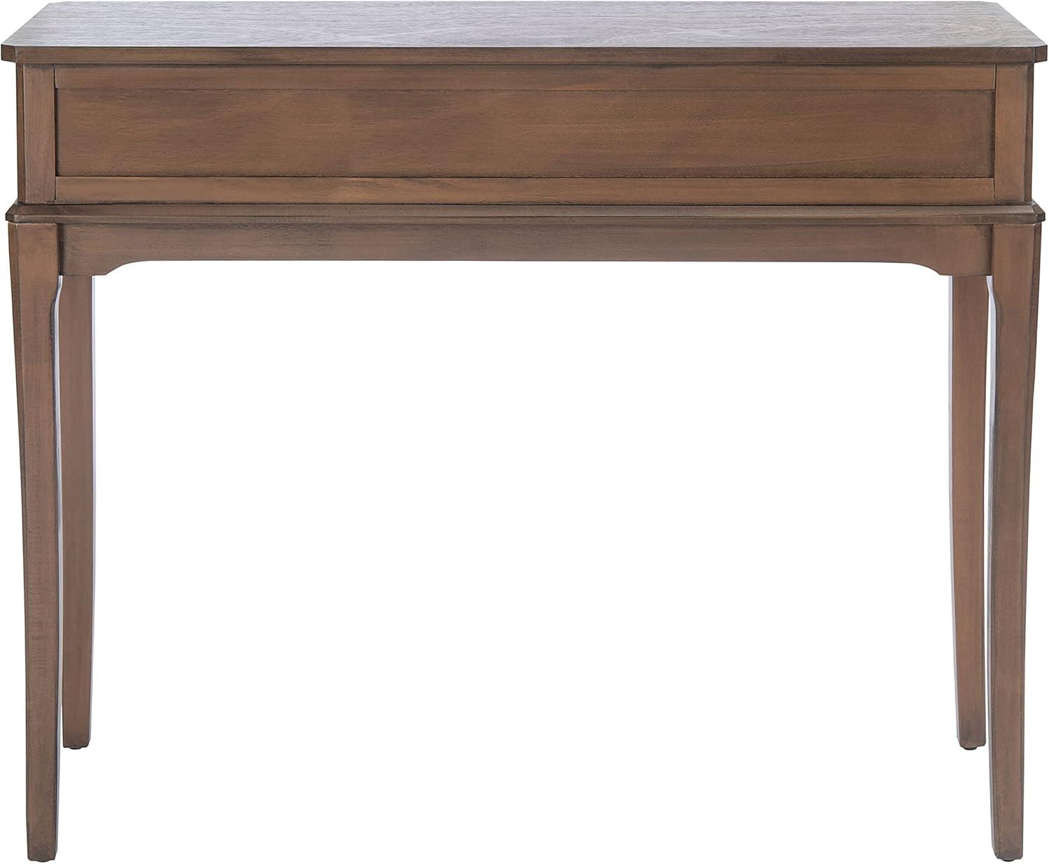 image:imageSafavieh Home Collection Opal Distressed White 2Drawer Console TableBrown