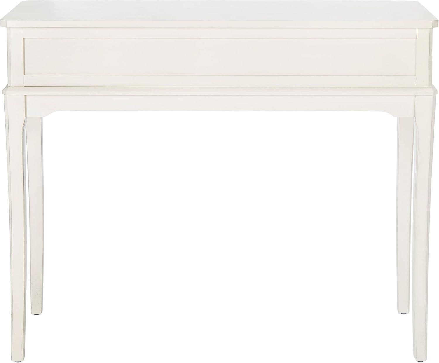 image:imageSafavieh Home Collection Opal Distressed White 2Drawer Console TableDistressed White