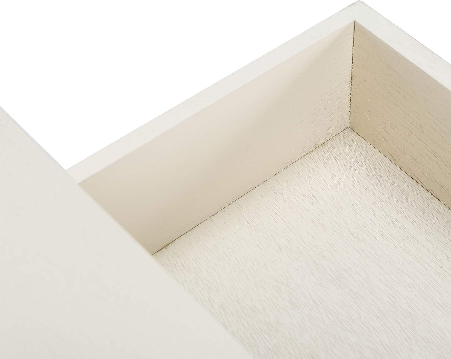 image:imageSafavieh Home Collection Opal Distressed White 2Drawer Console TableDistressed White