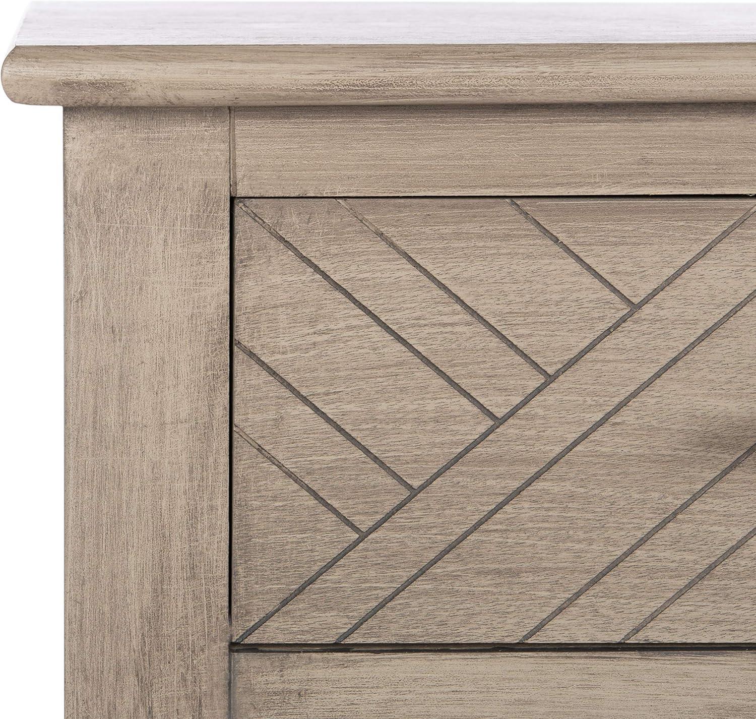 image:imageSafavieh Home Collection Peyton Brown 2Drawer Console Table CNS5704CGreige