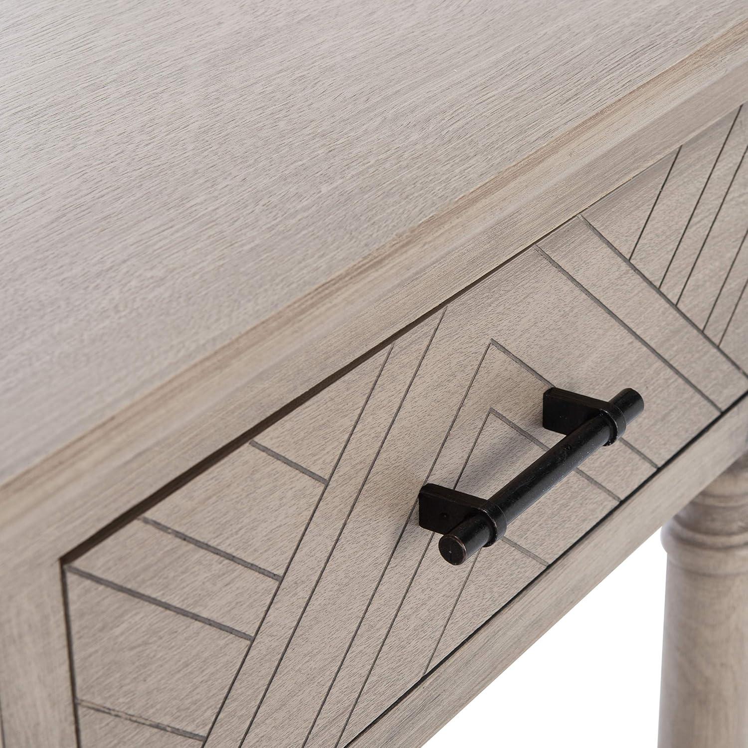 image:imageSafavieh Home Collection Peyton Brown 2Drawer Console Table CNS5704CGreige