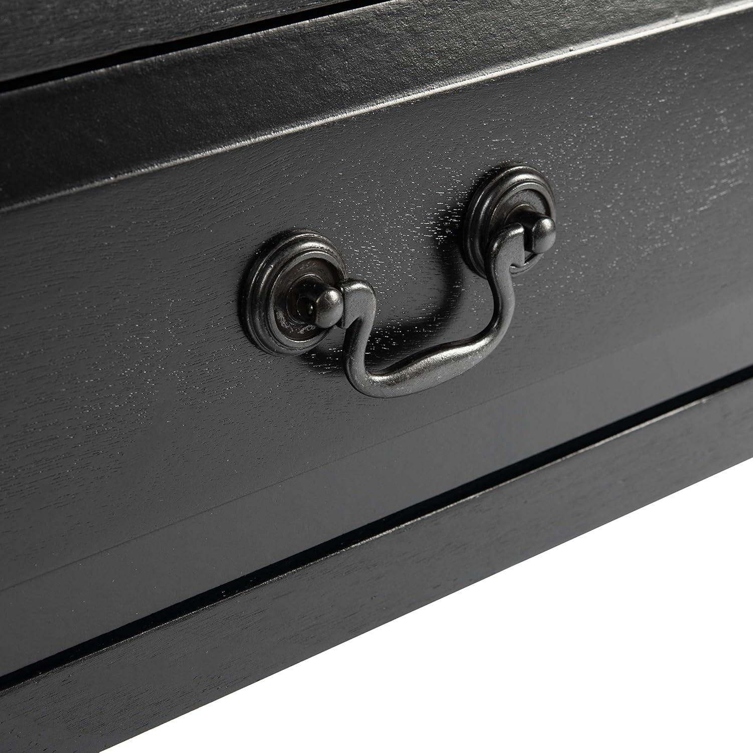 image:imageSafavieh Home Collection Primrose Brown 2Drawer Console TableBlack