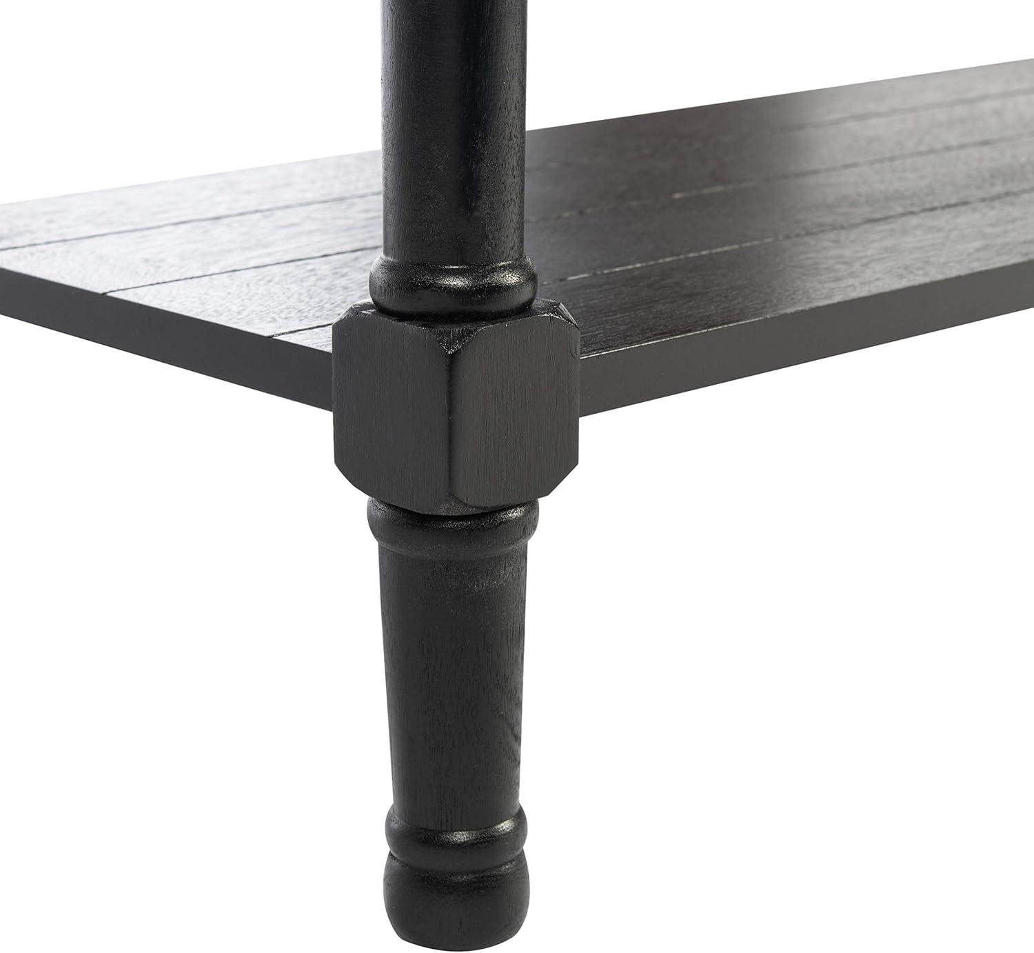 image:imageSafavieh Home Collection Primrose Brown 2Drawer Console TableBlack