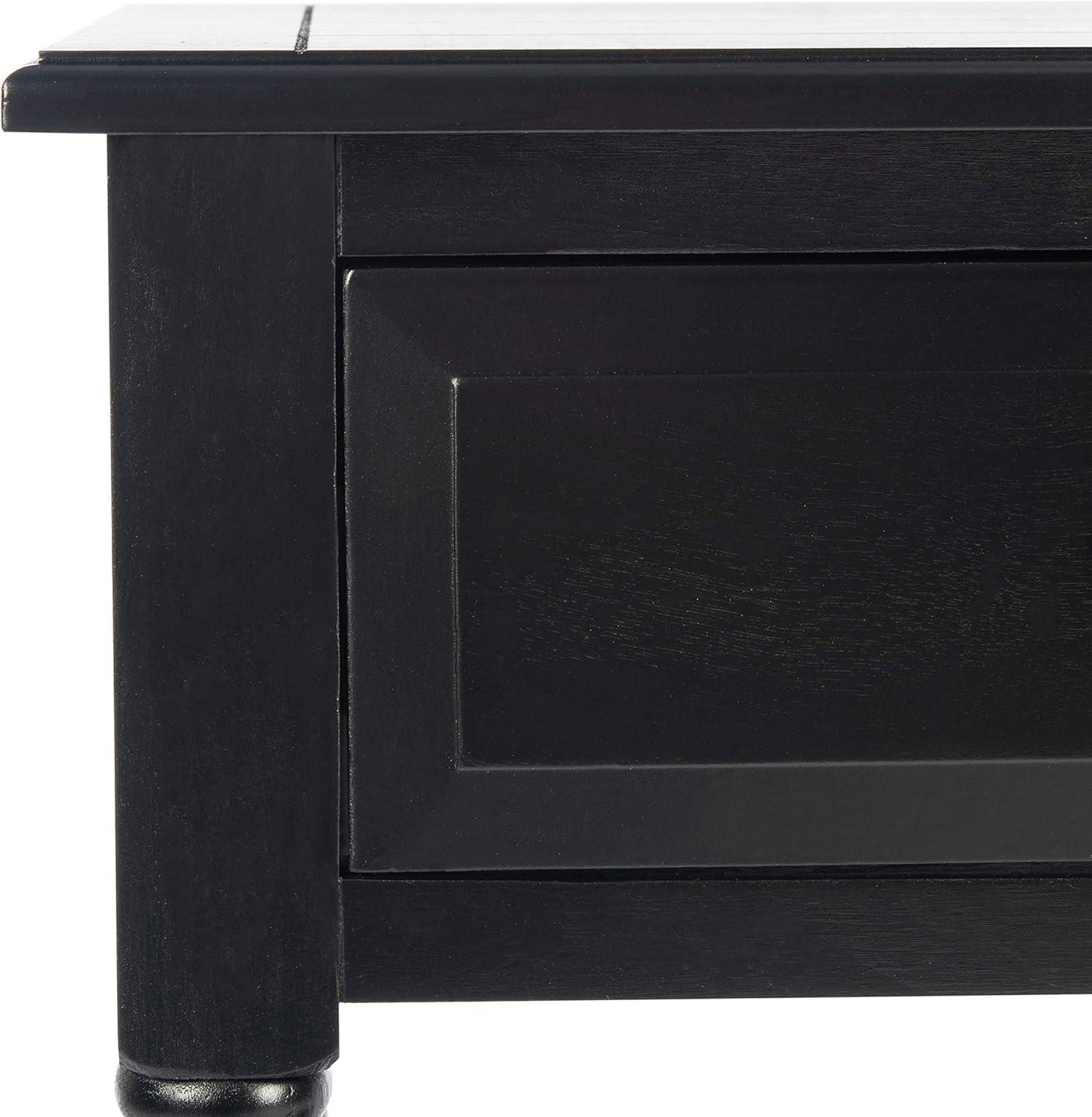image:imageSafavieh Home Collection Primrose Brown 2Drawer Console TableBlack