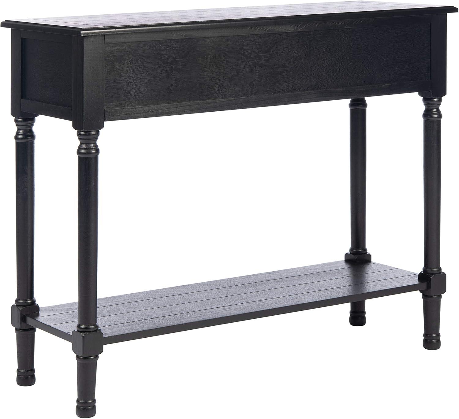 image:imageSafavieh Home Collection Primrose Brown 2Drawer Console TableBlack