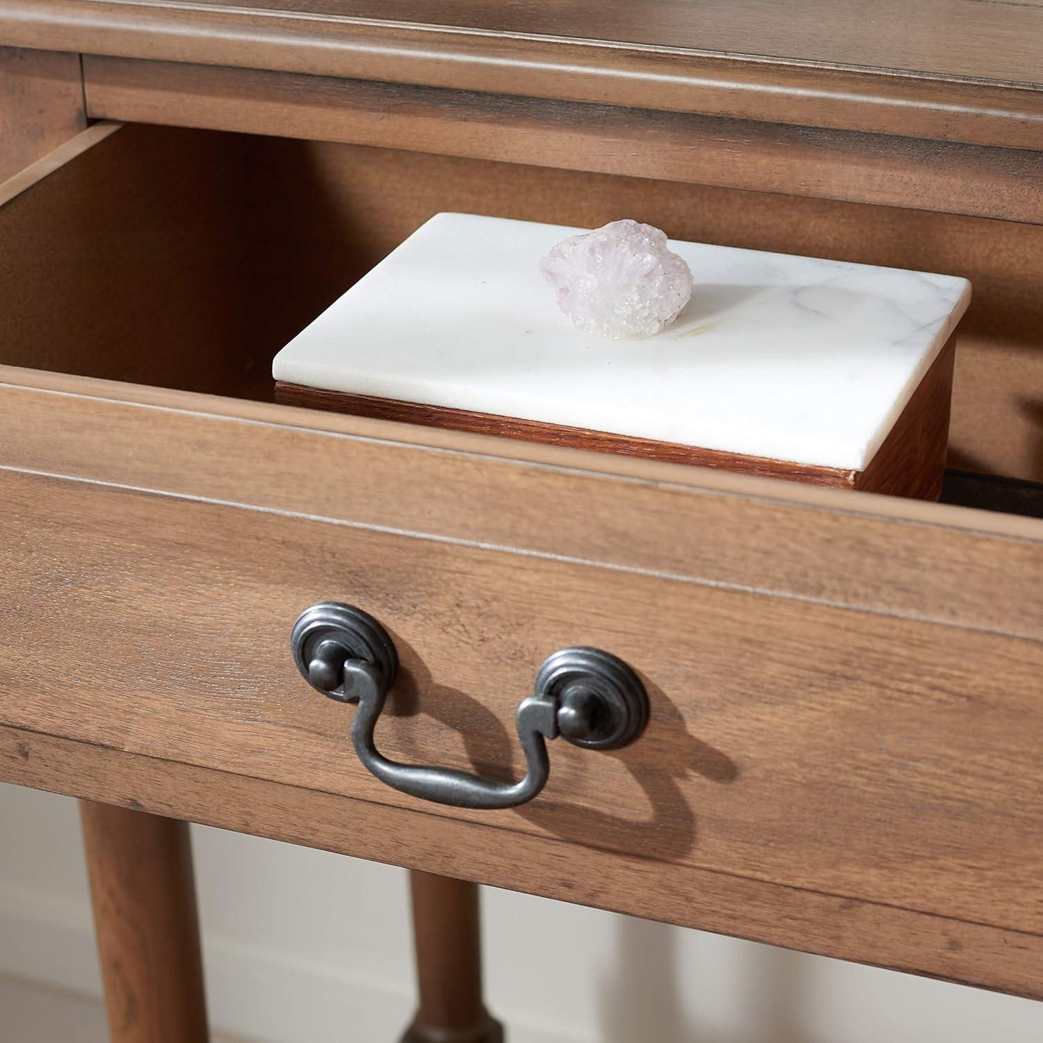 image:imageSafavieh Home Collection Primrose Brown 2Drawer Console TableBrown