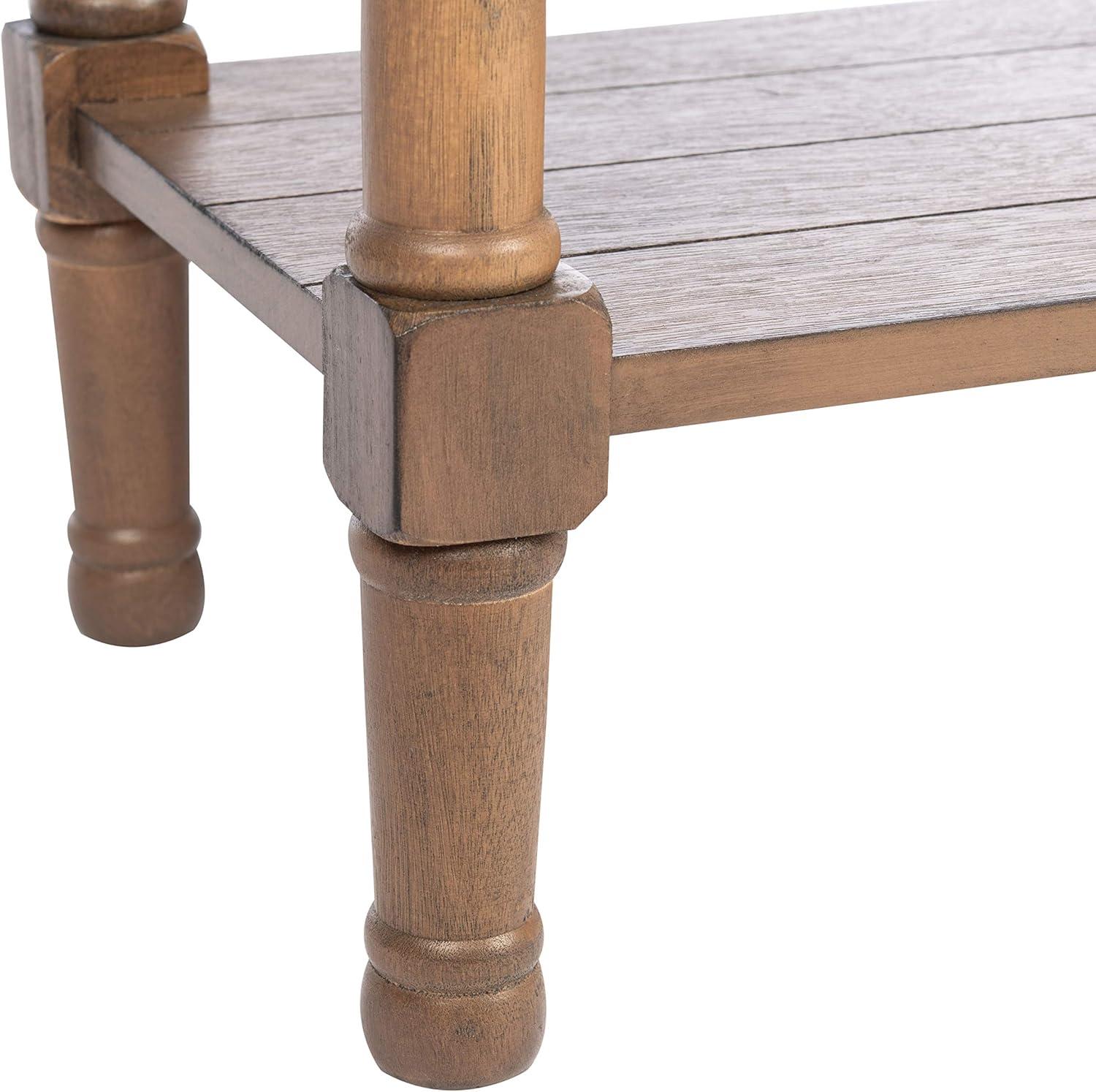 image:imageSafavieh Home Collection Primrose Brown 2Drawer Console TableBrown
