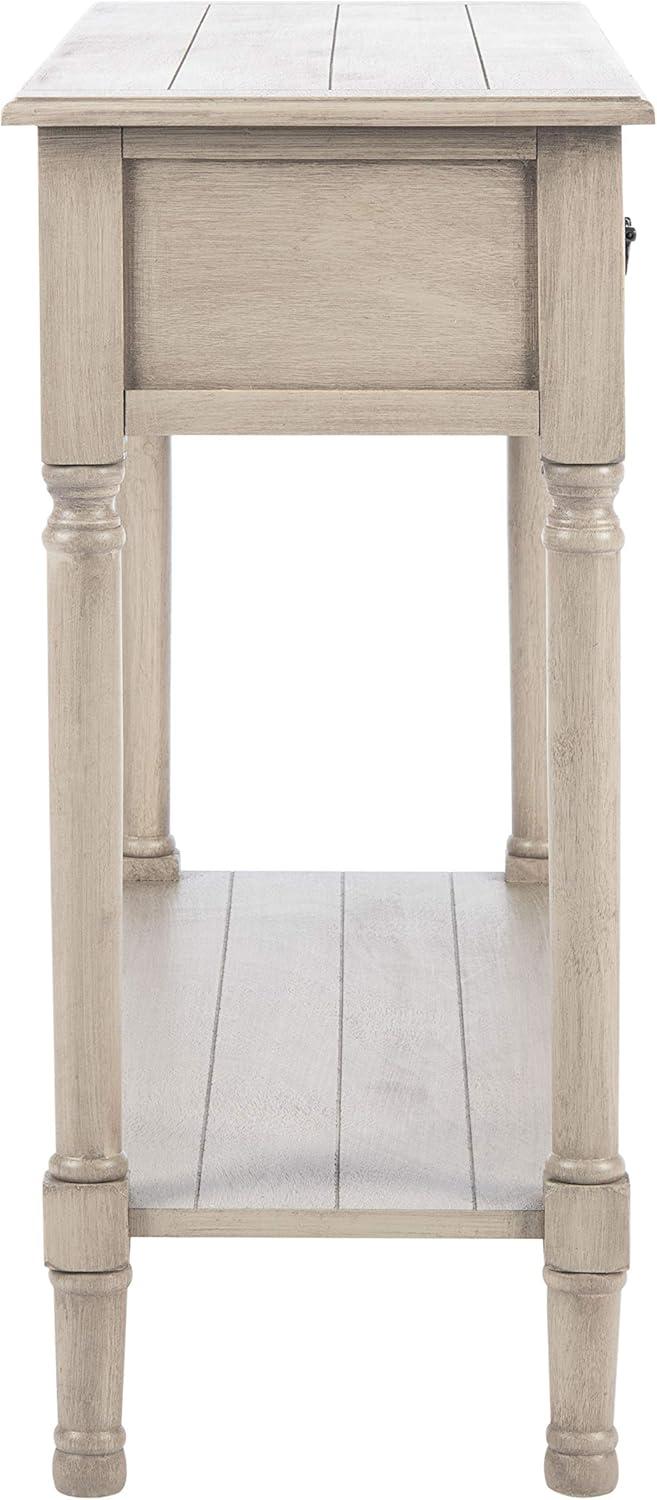 image:imageSafavieh Home Collection Primrose Brown 2Drawer Console TableGreige