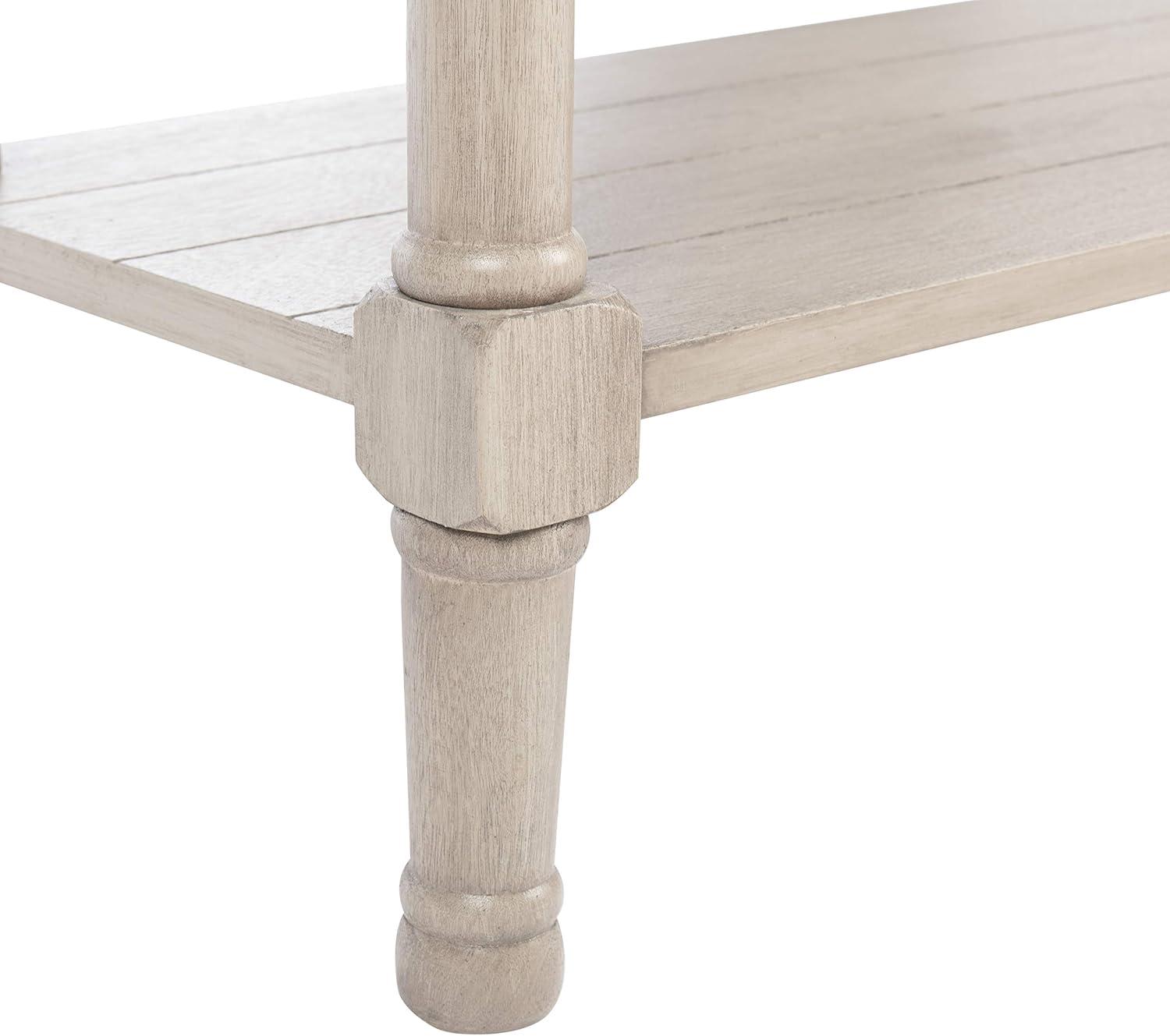 image:imageSafavieh Home Collection Primrose Brown 2Drawer Console TableGreige