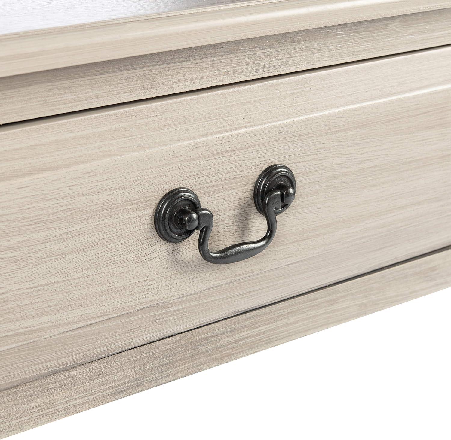 image:imageSafavieh Home Collection Primrose Brown 2Drawer Console TableGreige