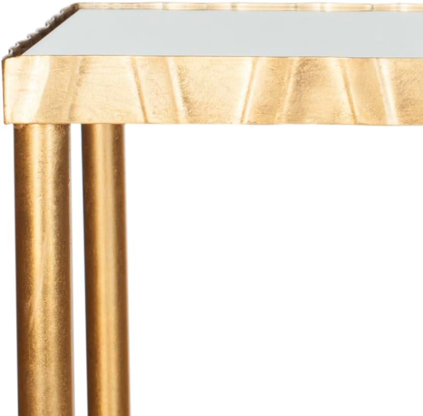 image:imageSafavieh Home Collection Princess Mirror Top Console Table Gold
