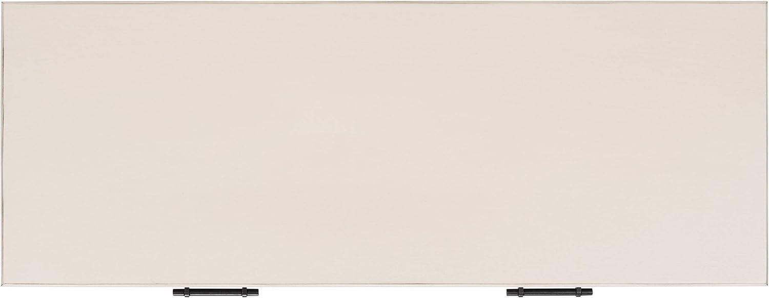 image:imageSafavieh Home Collection Ryder Distressed Grey 2Drawer Bottom Shelf Console TableDistressed White Greige