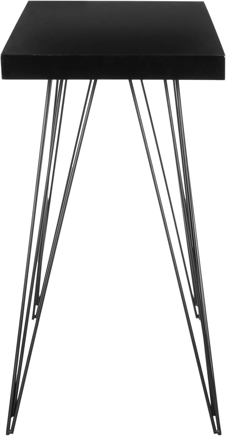 image:imageSafavieh Home Collection Wolcott MidCentury Modern Taupe and Black Console TableBlack Black