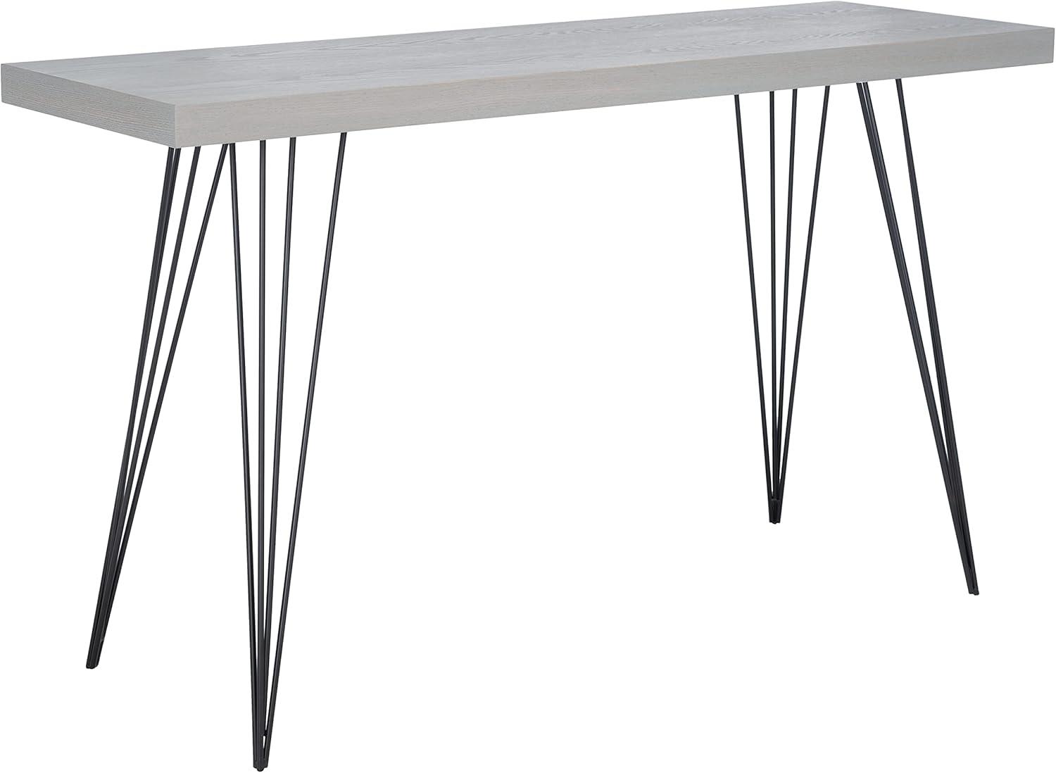 image:imageSafavieh Home Collection Wolcott MidCentury Modern Taupe and Black Console TableGrey Black