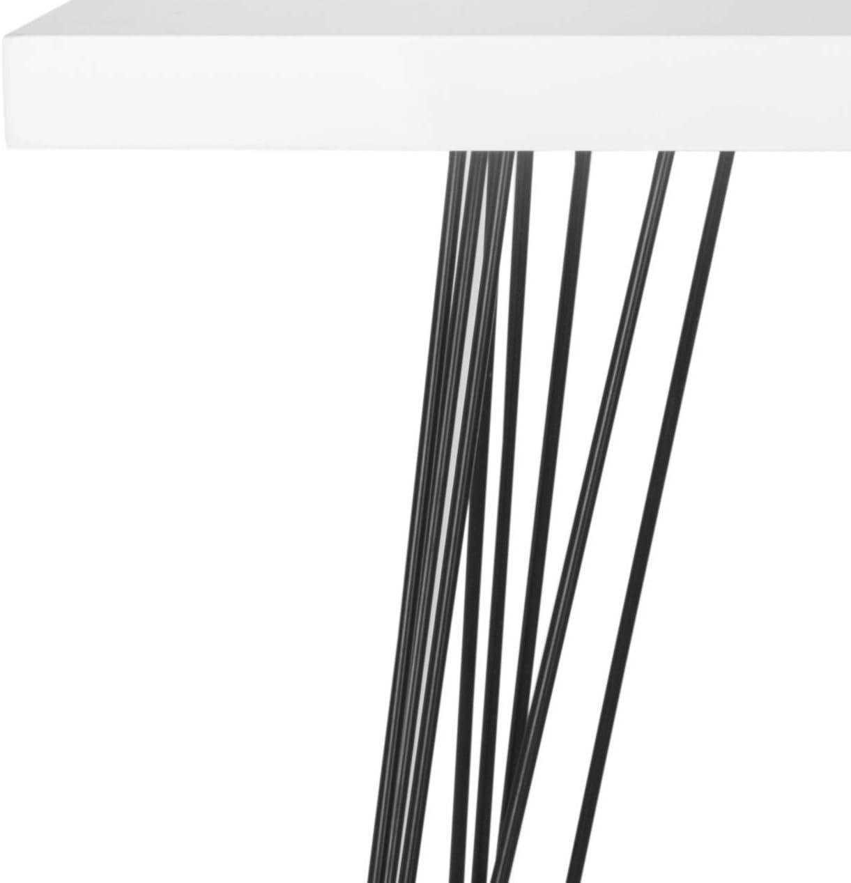 image:imageSafavieh Home Collection Wolcott MidCentury Modern Taupe and Black Console TableWhite Black