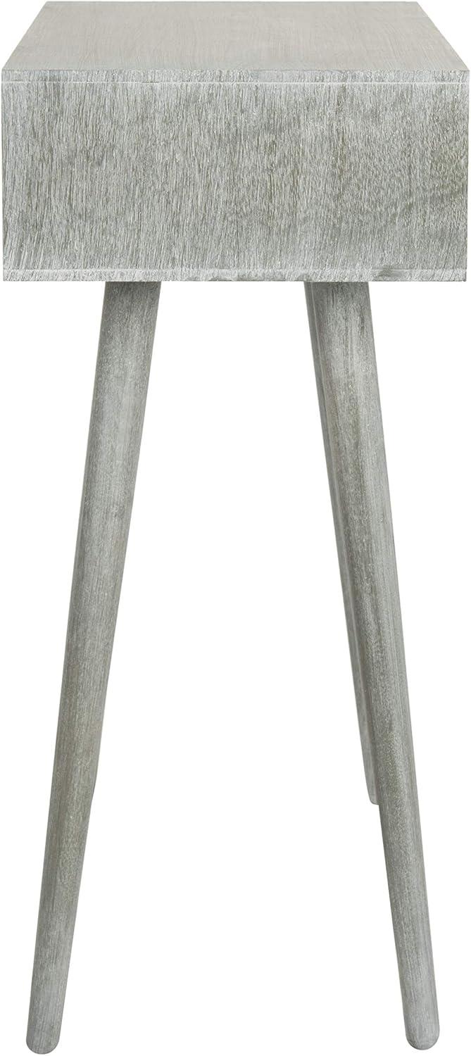 image:imageSafavieh Home Dean MidCentury Modern Slate Grey 2drawer ConsoleSlate Grey