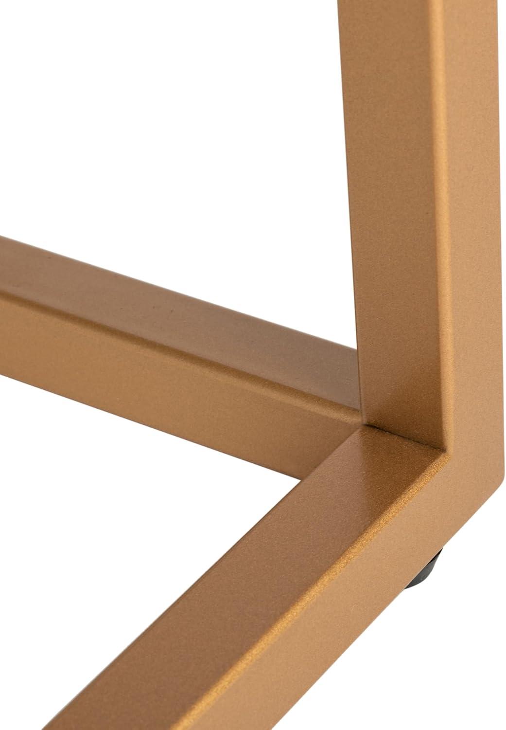 image:imageSafavieh Home Octavia Modern Walnut and Gold Console TableWalnut Gold