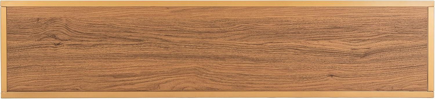 image:imageSafavieh Home Octavia Modern Walnut and Gold Console TableWalnut Gold