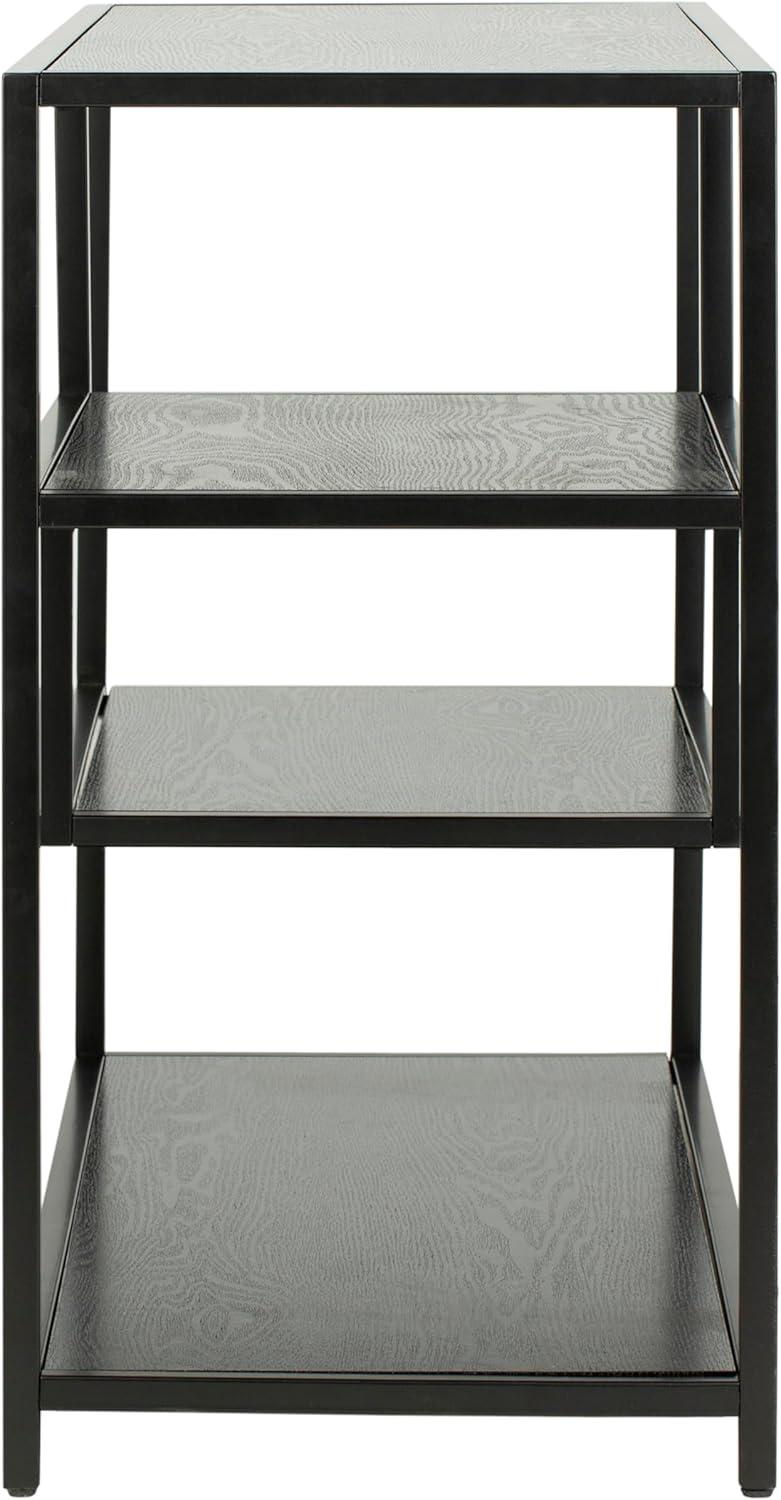image:imageSafavieh Home Reese MidCentury Modern Walnut and Gold Console TableBlack Black