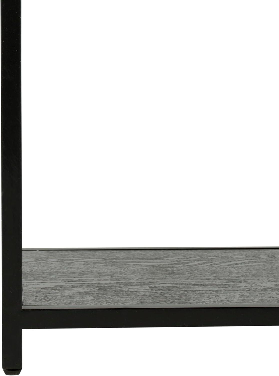 image:imageSafavieh Home Reese MidCentury Modern Walnut and Gold Console TableBlack Black