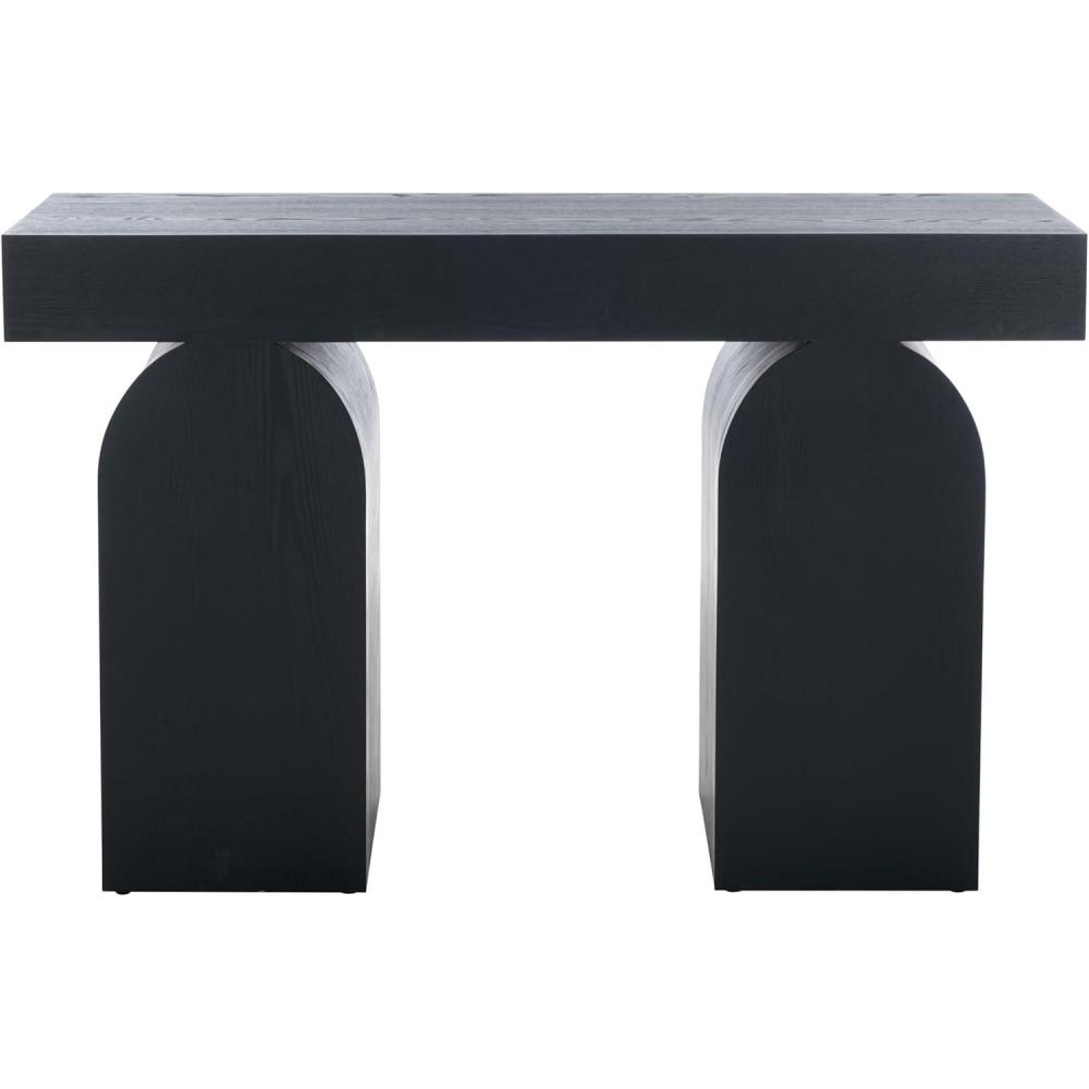 image:imageSAFAVIEH Home Collection Ekoshi MidCentury Modern Bleached White Console Table CNS2306BBlack
