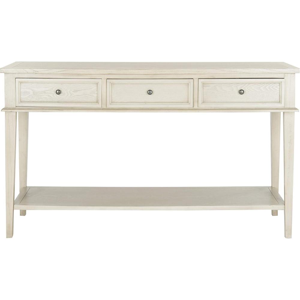 image:imageSafavieh American Homes Collection Manelin Sepia Console TableWhite Washed