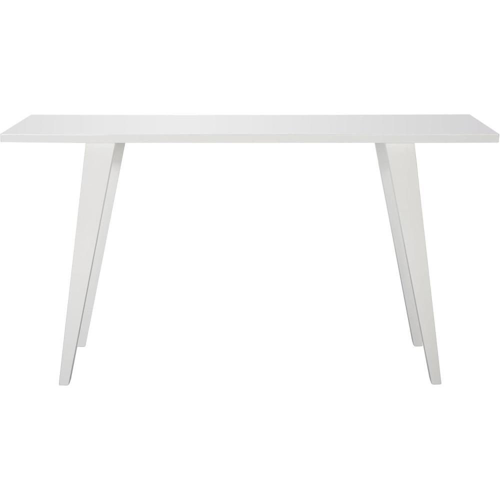 image:imageSafavieh Home Collection Manny MidCentury White Lacquer Console TableWhite
