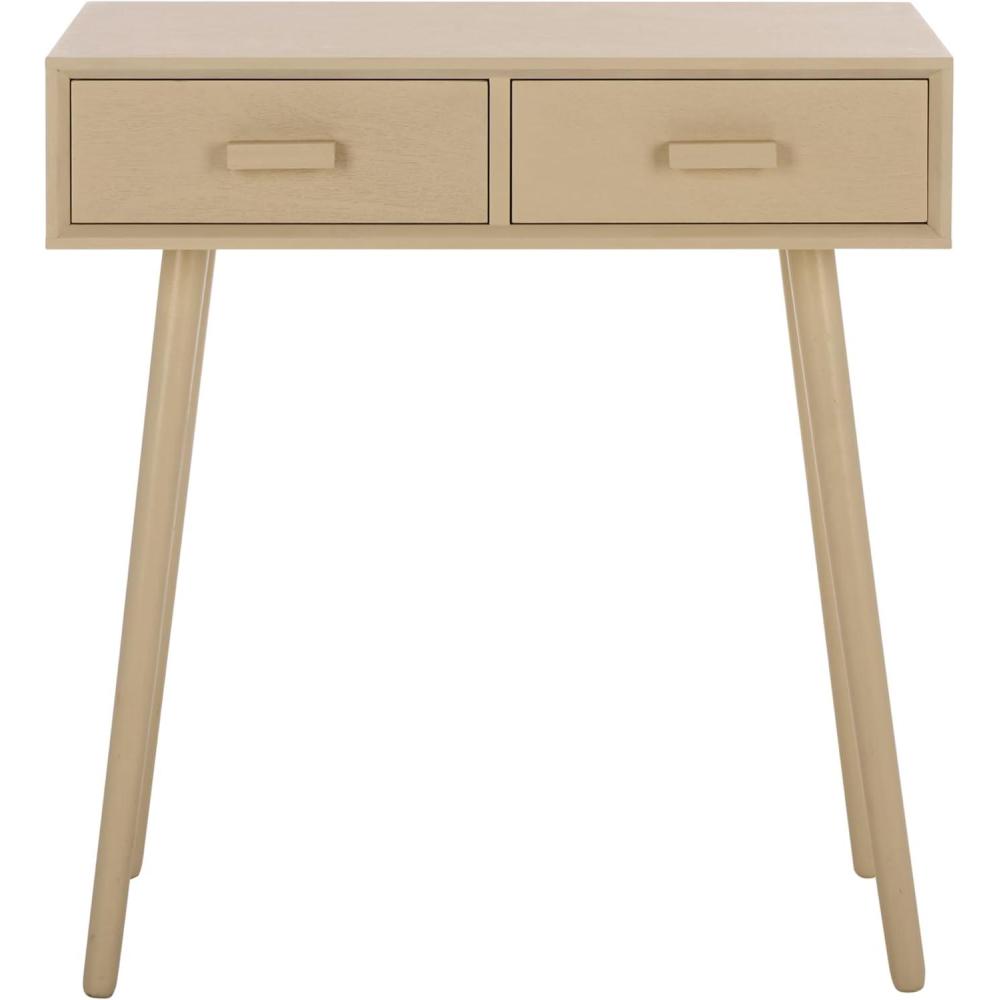 image:imageSafavieh Home Dean MidCentury Modern Slate Grey 2drawer ConsoleSand