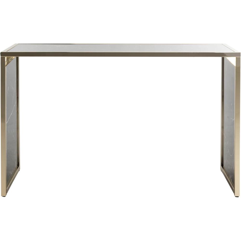 image:imageSafavieh Home Kylie Glam Black Marble and Brass Console Table
