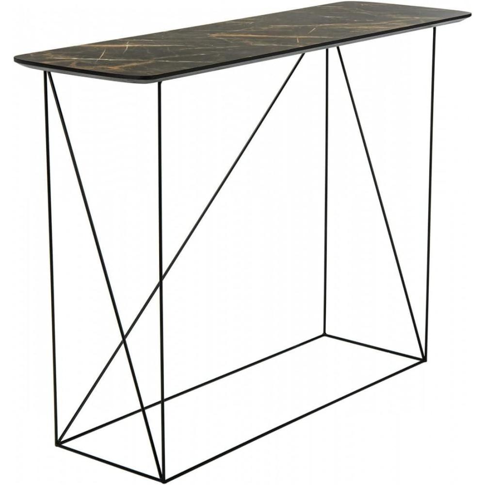 image:imageSafavieh Home Rylee Dark Grey and Black Console TableDark Grey Brown  Black