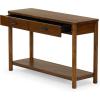 SAFAVIEH Couture Collection Jaylessa Medium Oak 2-Drawer Console Table(Medium Oak)