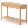 SAFAVIEH Couture Collection Jaylessa Medium Oak 2-Drawer Console Table(Natural)