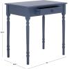 SAFAVIEH Home Collection – Arina Blue Writing Desk, 1-Drawer Traditional Desk, Classic Home Office Design (DSK5710F)