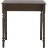 SAFAVIEH Home Collection – Arina Dark Chocolate Writing Desk, 1-Drawer Traditional Desk, Classic Home Office Design (DSK5710D)