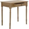 SAFAVIEH Home Collection – Arina Desert Brown Writing Desk, 1-Drawer Traditional Desk, Classic Home Office Design (DSK5710H)